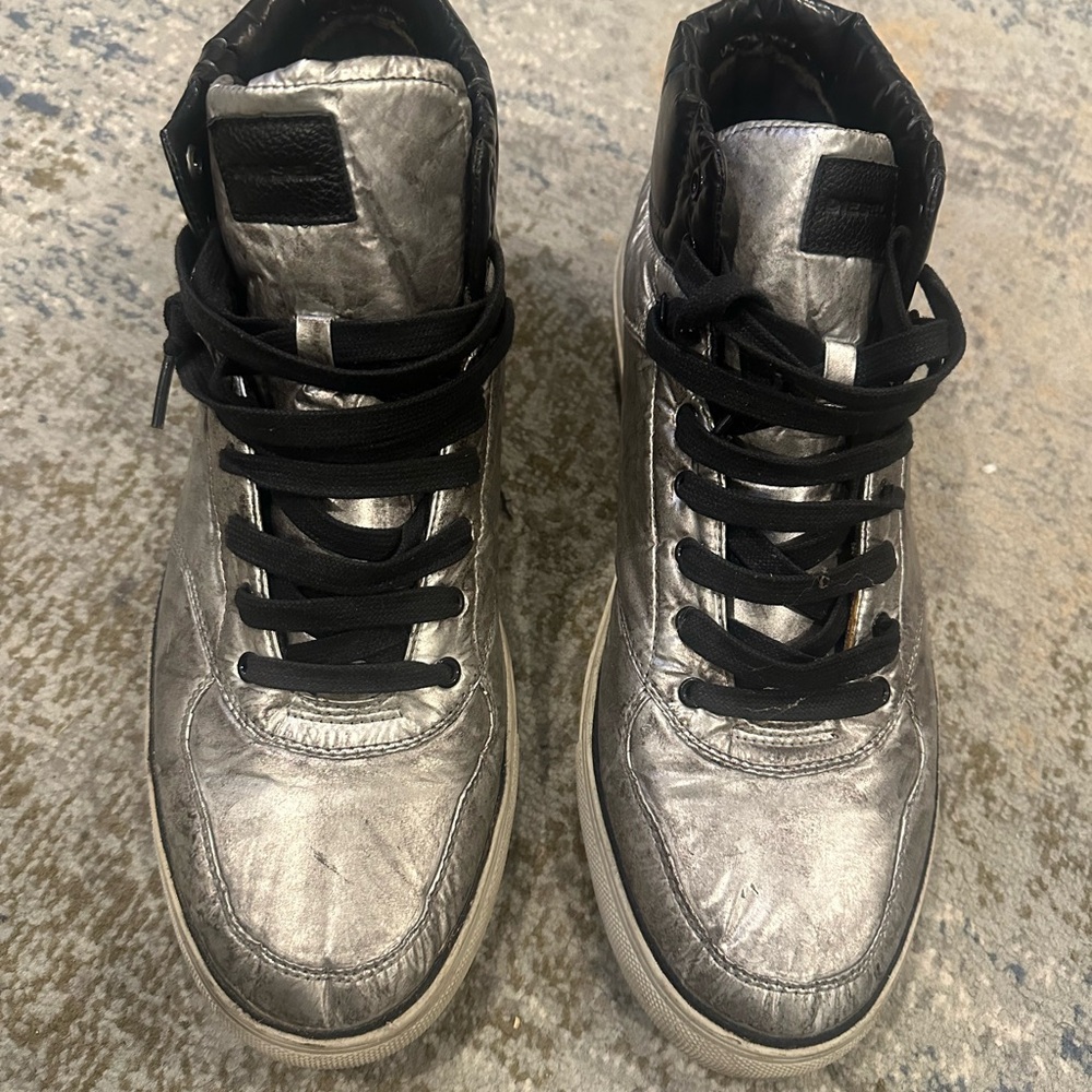 Diesel Black Polyester Upper